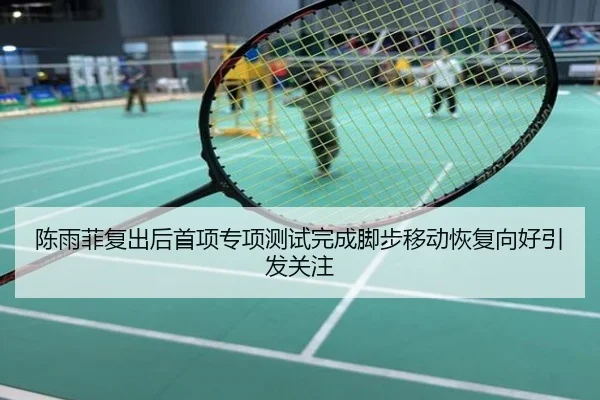 陈雨菲复出后首项专项测试完成脚步移动恢复向好引发关注